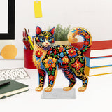 Cat-Single Side Drill- Acrylic Diamond Desktop Ornament