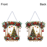Christmas Special Shape Tree Diamond Painting Hanging Pendant