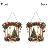 Christmas Special Shape Tree Diamond Painting Hanging Pendant