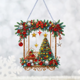 Christmas Special Shape Tree Diamond Painting Hanging Pendant