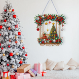 Christmas Special Shape Tree Diamond Painting Hanging Pendant