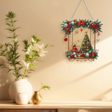 Christmas Special Shape Tree Diamond Painting Hanging Pendant