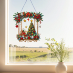 Christmas Special Shape Tree Diamond Painting Hanging Pendant