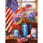 Flower-Full Round Diamond Painting-30x40cm