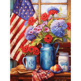 Flower-Full Round Diamond Painting-30x40cm