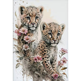 Animal-Full Round Diamond Painting-50x70cm-Large Size