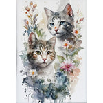 Animal-Full Round Diamond Painting-50x70cm-Large Size