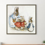Rabbit-Full Round Diamond Painting-30x30cm