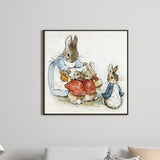 Rabbit-Full Round Diamond Painting-30x30cm