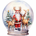 Christmas Crystal Ball-Full Round Diamond Painting-30x30cm