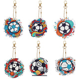 5pcs/set-Animal-Double Side Drill-Diamond Keychain