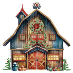 Christmas House-Partial Special Diamond Painting-30x30cm