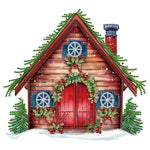 Christmas House-Partial Special Diamond Painting-30x30cm