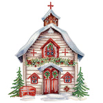 Christmas House-Partial Special Diamond Painting-30x30cm