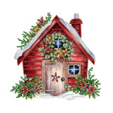 Christmas House-Partial Special Diamond Painting-30x30cm