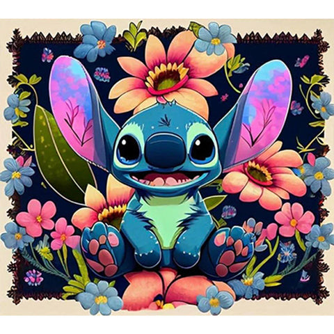 Stitch-Full Round Diamond Painting-45x40cm