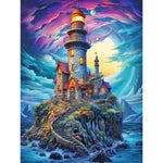 Lighthouse-Full Round Diamond Painting-30x40cm