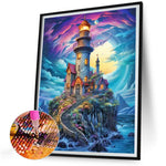 Lighthouse-Full Round Diamond Painting-30x40cm