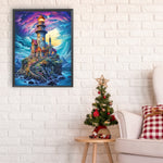 Lighthouse-Full Round Diamond Painting-30x40cm