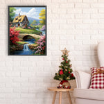 Country Cabin-Full Round Diamond Painting-30x40cm