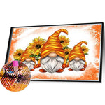 Gnome-Full Round Diamond Painting-40x30cm