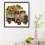 Car-Full Round Diamond Painting-30x30cm