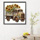 Car-Full Round Diamond Painting-30x30cm