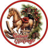 Christmas Trojan-Full Round Diamond Painting-30x30cm