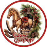 Christmas Trojan-Full Round Diamond Painting-30x30cm