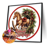 Christmas Trojan-Full Round Diamond Painting-30x30cm