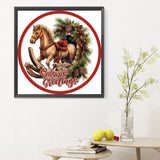 Christmas Trojan-Full Round Diamond Painting-30x30cm
