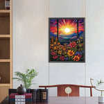 Beautiful Sunrise-Full Round Diamond Painting-40x50cm