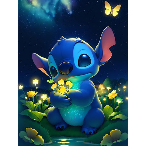 Stitch-Full Round Diamond Painting-30x40cm