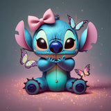 Stitch-Full Round Diamond Painting-30x30cm