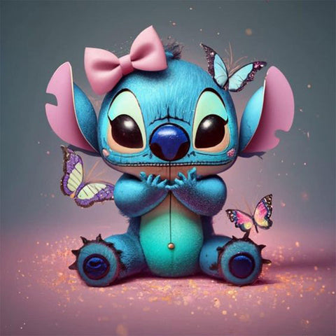 Stitch-Full Round Diamond Painting-30x30cm