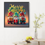 Christmas Gnome-Full Round Diamond Painting-30x30cm