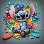 Stitch-Full Round Diamond Painting-30x40cm