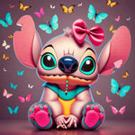 Stitch-Full Round Diamond Painting-30x30cm