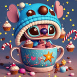 Stitch-Full Round Diamond Painting-30x30cm