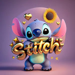 Stitch-Full Round Diamond Painting-30x30cm