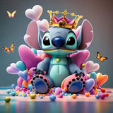 Stitch-Full Round Diamond Painting-30x30cm