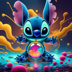 Stitch-Full Round Diamond Painting-30x30cm