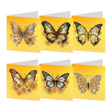 8Pcs/Set Butterfly-Diamond Greeting Cards