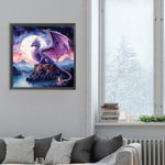 Pterosaur-Full Round Diamond Painting-30x30cm