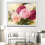 Peony-Full Drill Diamond Painting