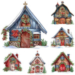 Christmas House-Partial Special Diamond Painting-30x30cm