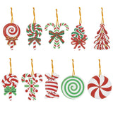 10Pcs Christmas Diamond Painting Pendant