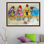 Chicken Decor Full Drill Paintings