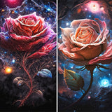 Rose-Full Round Diamond Painting-30x40cm