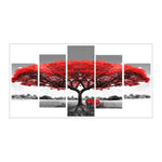 Red Tree 5 - picture - Full Drill Round Drill - 95x45cm